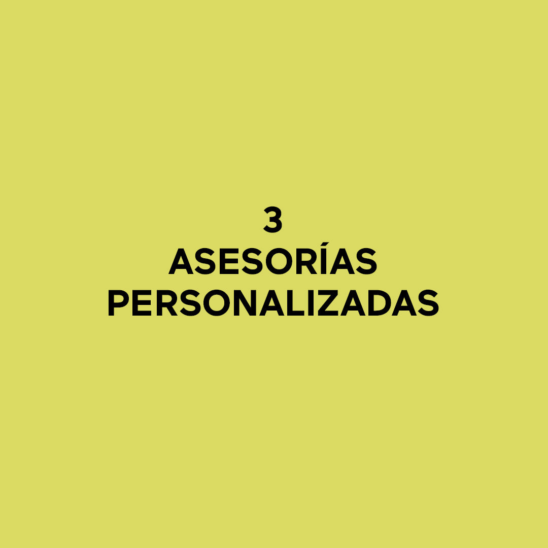 3 SESIONES DE ASESORÍA